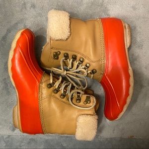 Sperry Saltwater Tall Cozy Leather Duck Boot